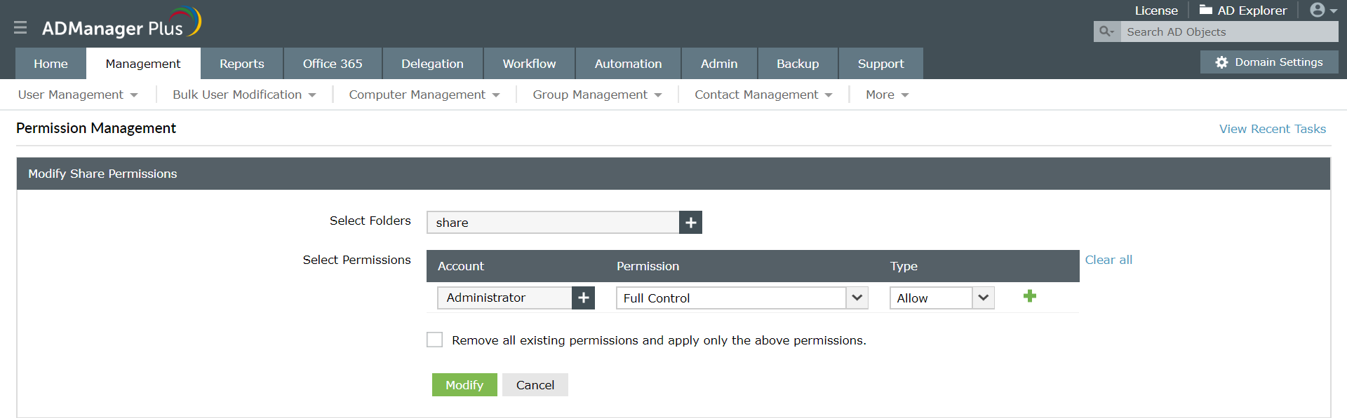 Administración de Roles